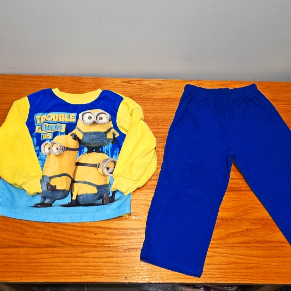 Minions 2pc Boys PJ Set 4T
